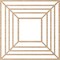 Ekena Millwork Raven Wood Fretwork Pierced Ceiling Medallion, Alder, 40"OD x 14 5/8"ID x 3/8"T CMWP40X40X0375RAAL - alternate 2
